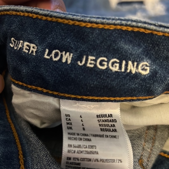 American eagle super low jeggings size 4 - Picture 3 of 6